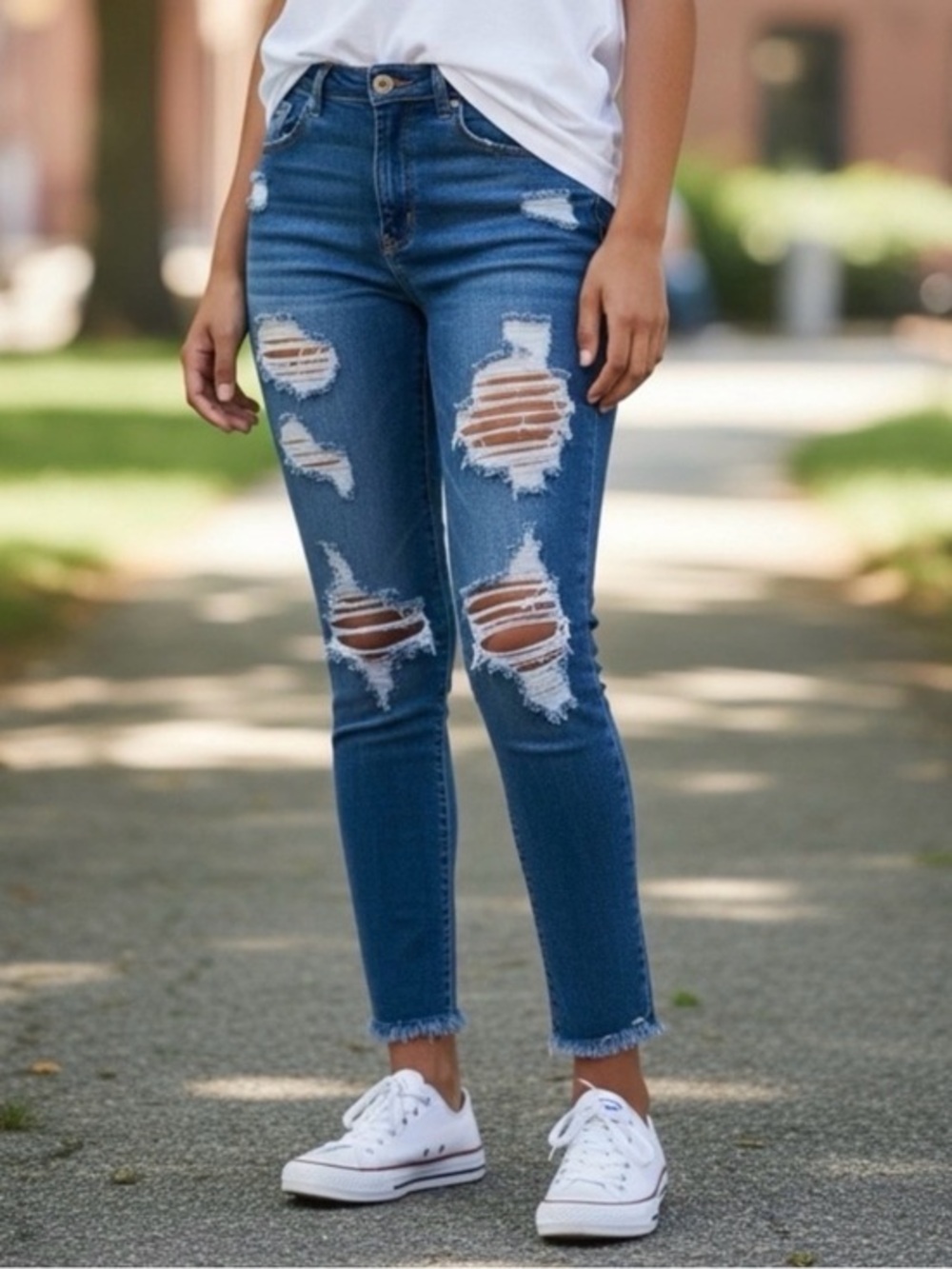 🫶🏻 S.O.N.G. Distressed Skinny Jeans 5/27